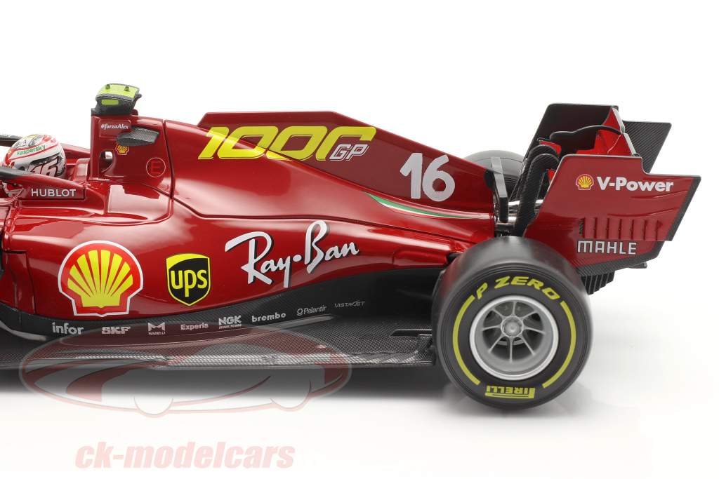 C. Leclerc Ferrari SF1000 #16 1000th GP Ferrari Tuscan GP F1 2020 1:18 Bburago