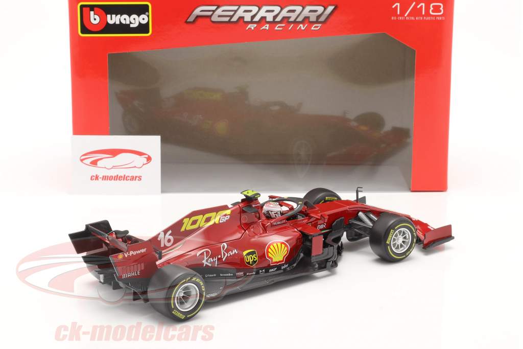 1:18 Burago Ferrari SF1000 2020 Racing Le Clerc 