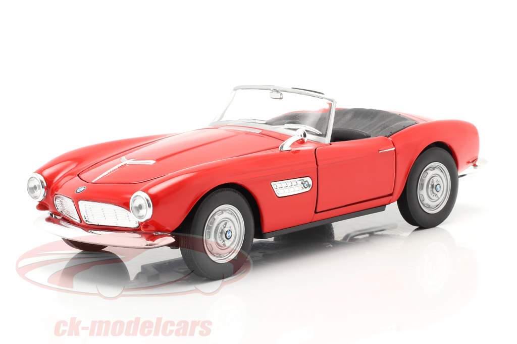 BMW 507 Convertible Open Top rojo 1:24 Welly