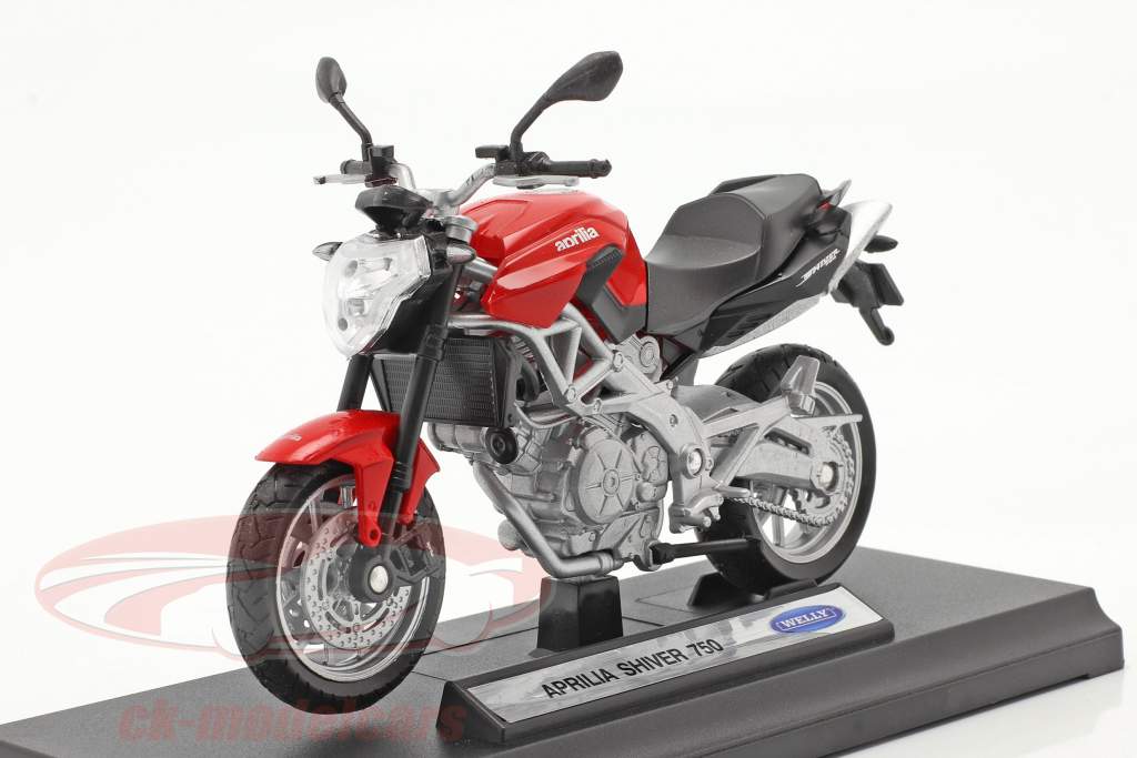 Aprilia Shiver 750 rouge 1:18 Welly