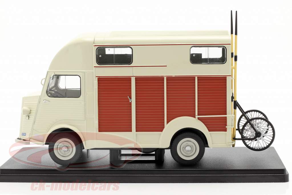 Modèle Réduit Citroën Visa 1978 - Échelle 1/24 - Beige - Marque Hachette - En Boîte Blister - Occasion Comme Neuve