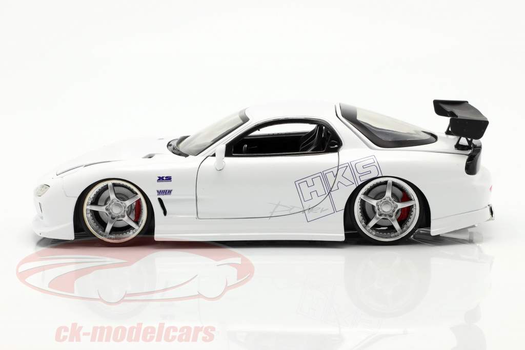 Mazda RX-7 1993 Fast & Furious blanc 1:24 Jada Toys