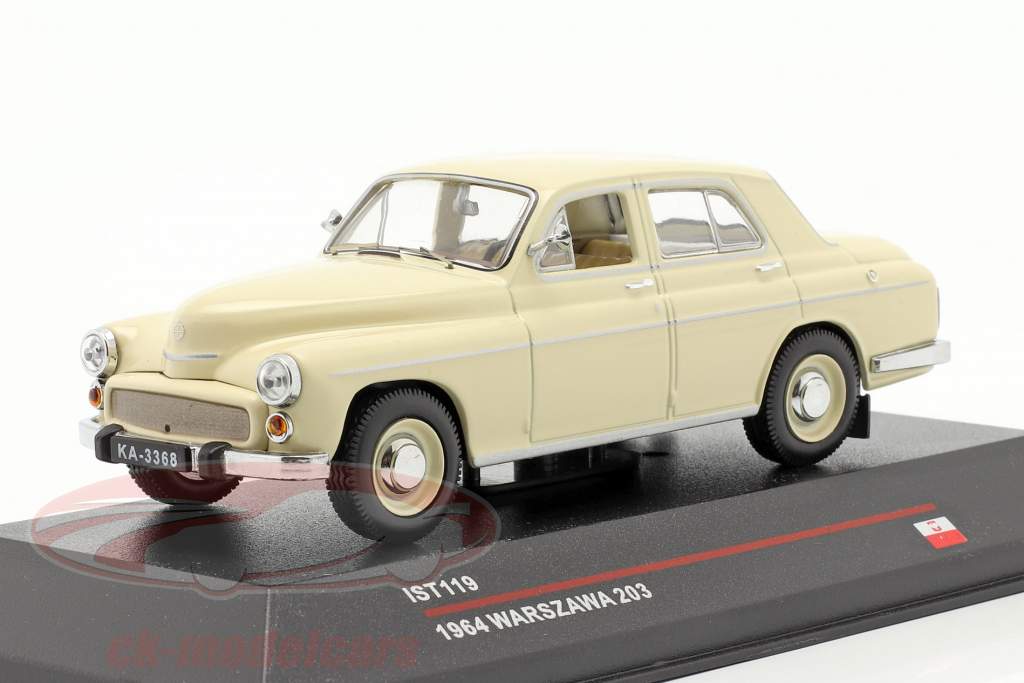 Warszawa 203 an 1964 beige 1:43 IST-Models