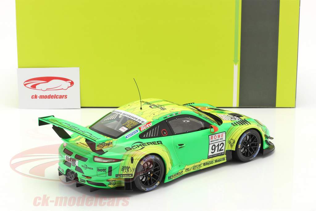 Porsche 911 (991) GT3 R #912 VLN Nürburgring 2018 Manthey Grello 1:18 Ixo