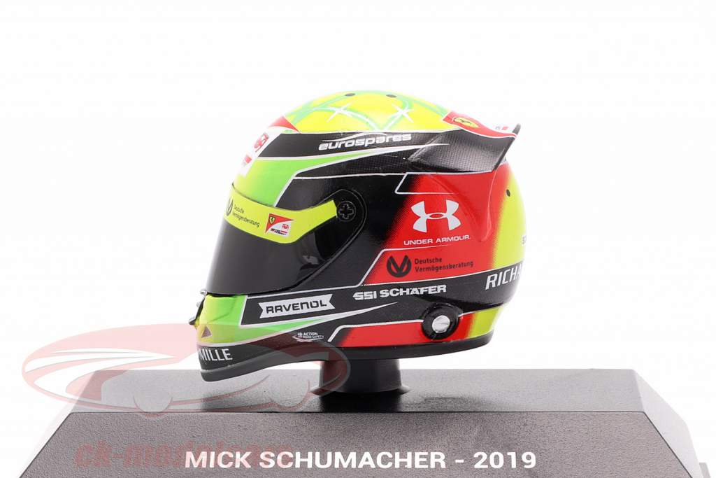 Mick Schumacher Prema Racing #9 式 2 2019 ヘルメット 1:8 MBA