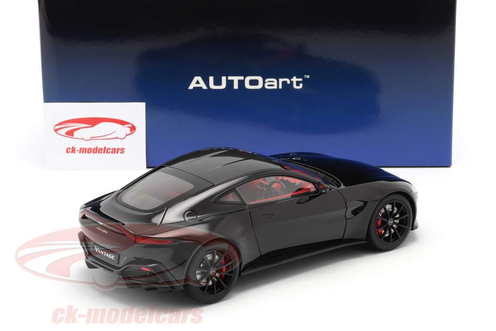 Aston Martin Vantage Bouwjaar 2019 zwart 1:18 AUTOart