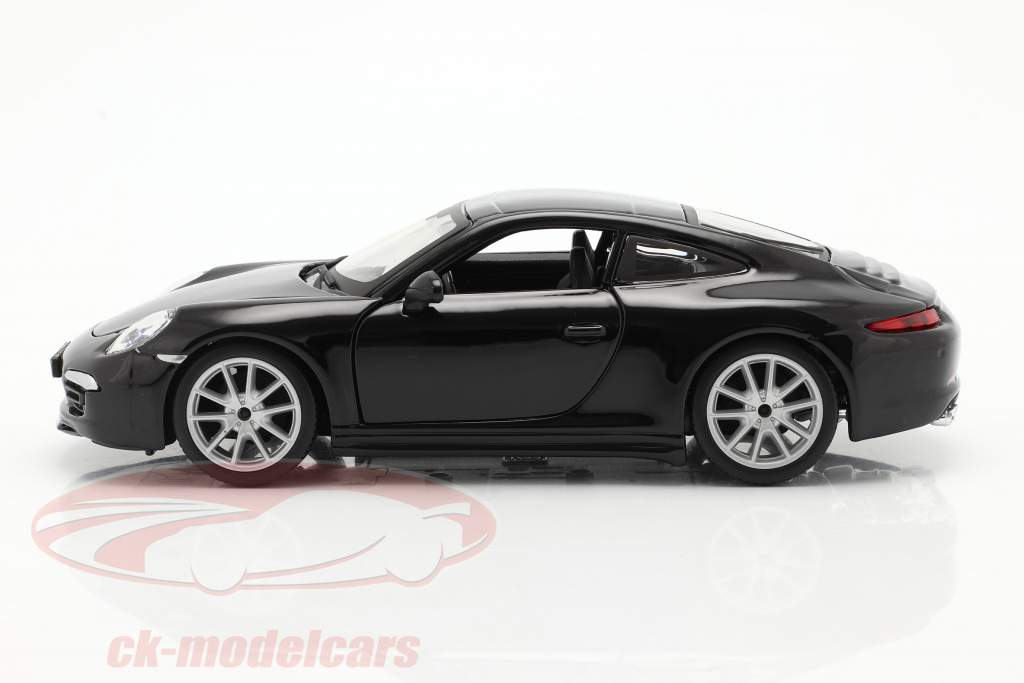 Porsche 911 (991) Carrera S 建設年 2013 黒 1:24 Bburago