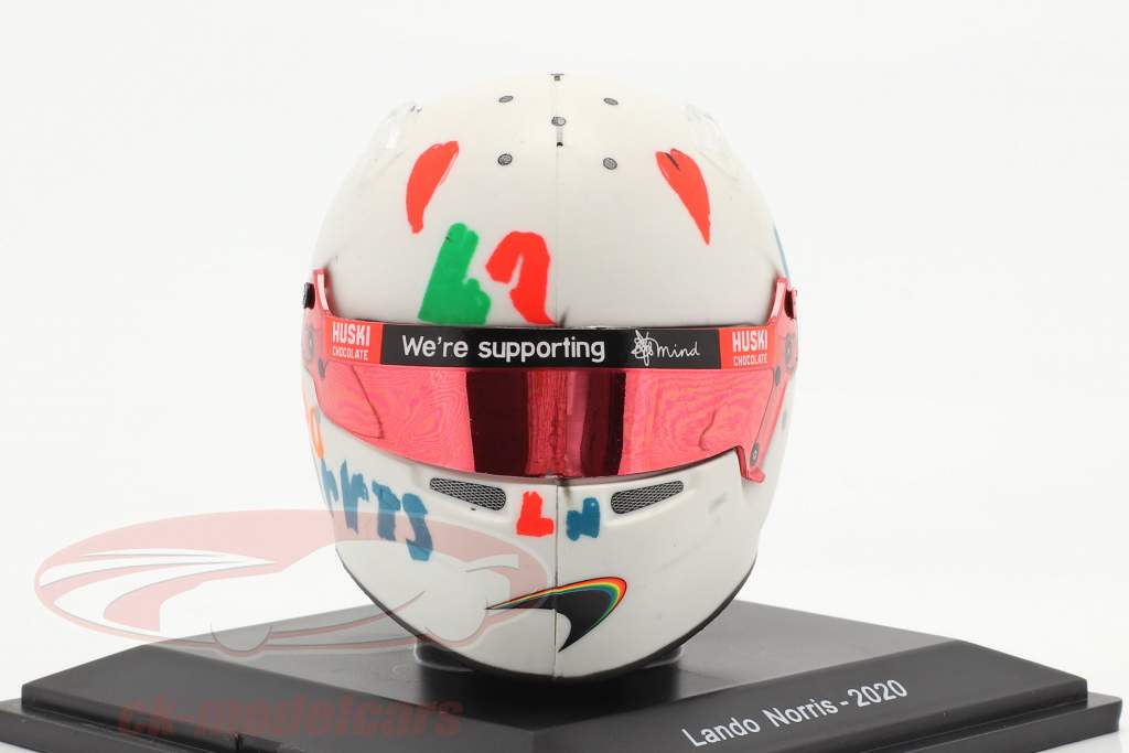 Lando Norris McLaren F1 Team #4 第五名 英式 GP 公式 1 2020 头盔 1:5 Spark