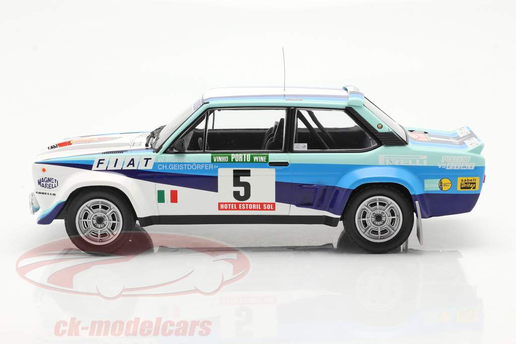 Fiat 131 Abarth #5 Campione del mondo Rallye Portogallo 1980 Röhrl, Geistdörfer 1:18 Ixo