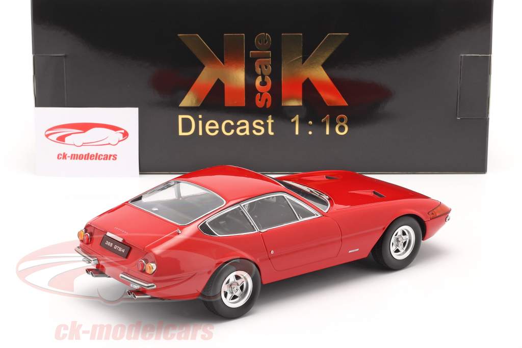 Ferrari 365 GTB/4 Daytona Coupe 系列 2 1971 红色的 1:18 KK-Scale