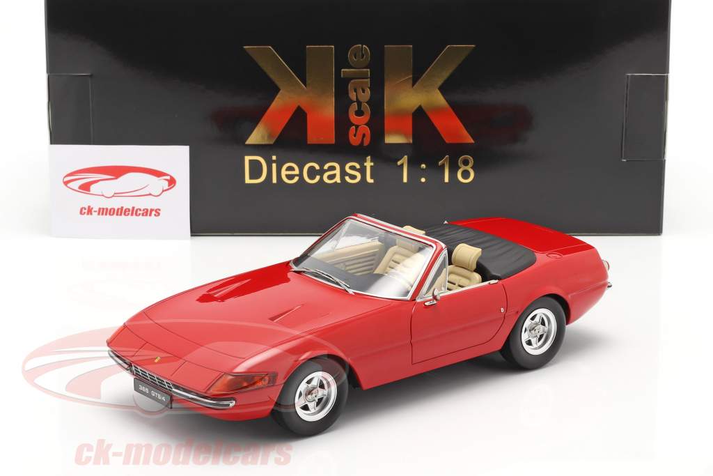 Ferrari 365 GTB/4 Daytona Cabriolet 2. Serie 1971 rot 1:18 KK-Scale