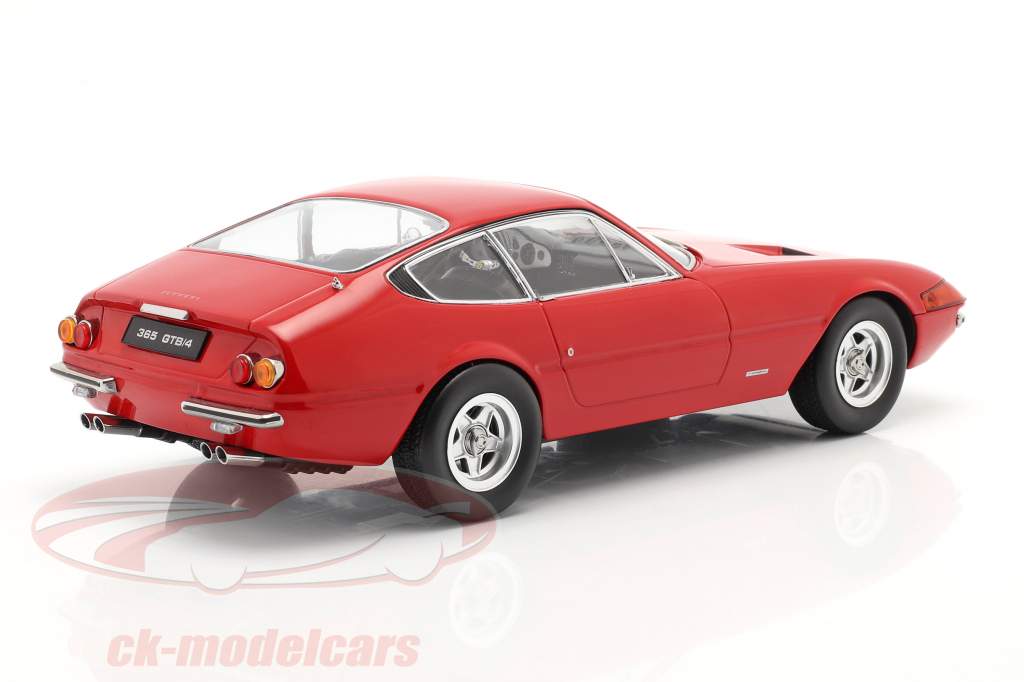 Ferrari 365 GTB/4 Daytona Coupe Serie 2 1971 rød 1:18 KK-Scale