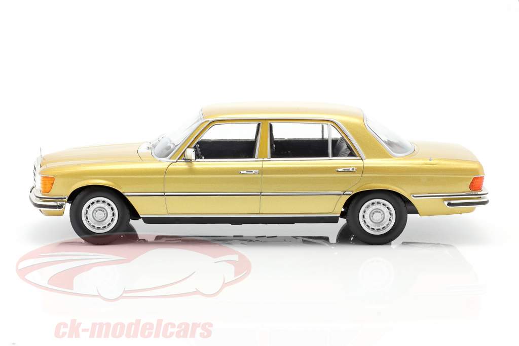 Mercedes-Benz S-Klasse 450 SEL 6.9 (W116) 1975-1980 gold 1:18 iScale