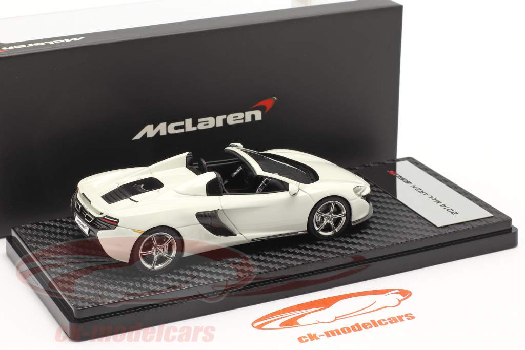 McLaren 650S Spider Anno di costruzione 2014 bianca 1:43 TrueScale