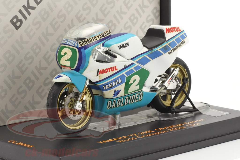 Christian Sarron Yamaha TZ 250L #2 World Champion 250cc 1984 1:24 Ixo