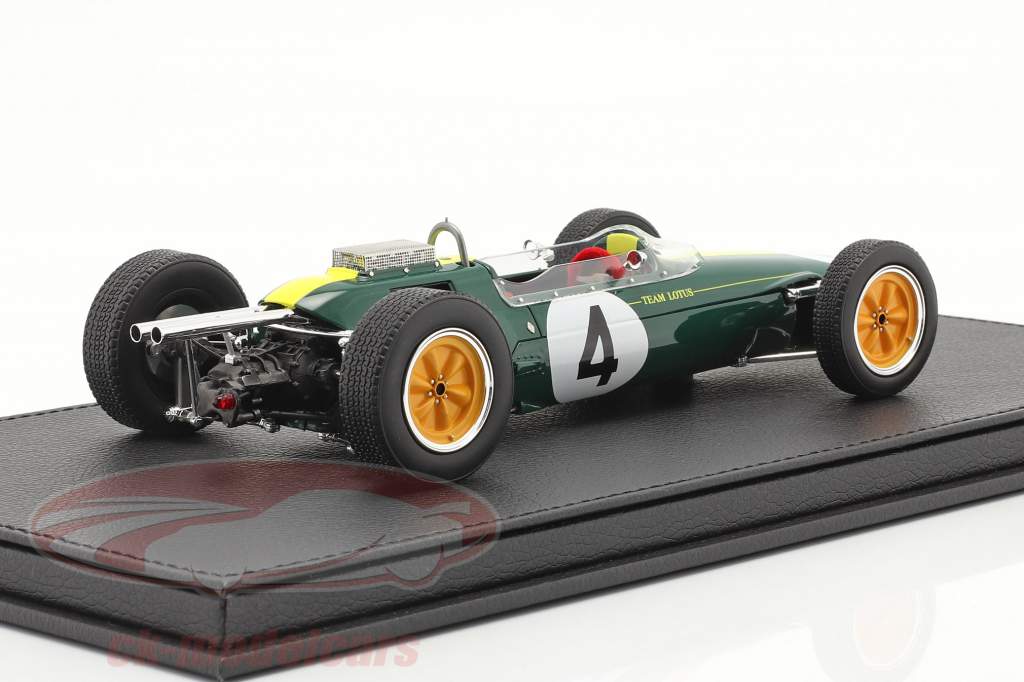 Jim Clark Lotus 25 #4 formula 1 World Champion 1963 with showcase 1:18 GP Replicas