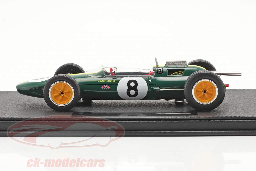 Jim Clark Lotus 25 #8 Winner Italian GP formula 1 World Champion 1963 With Showcase 1:18 GP Replicas