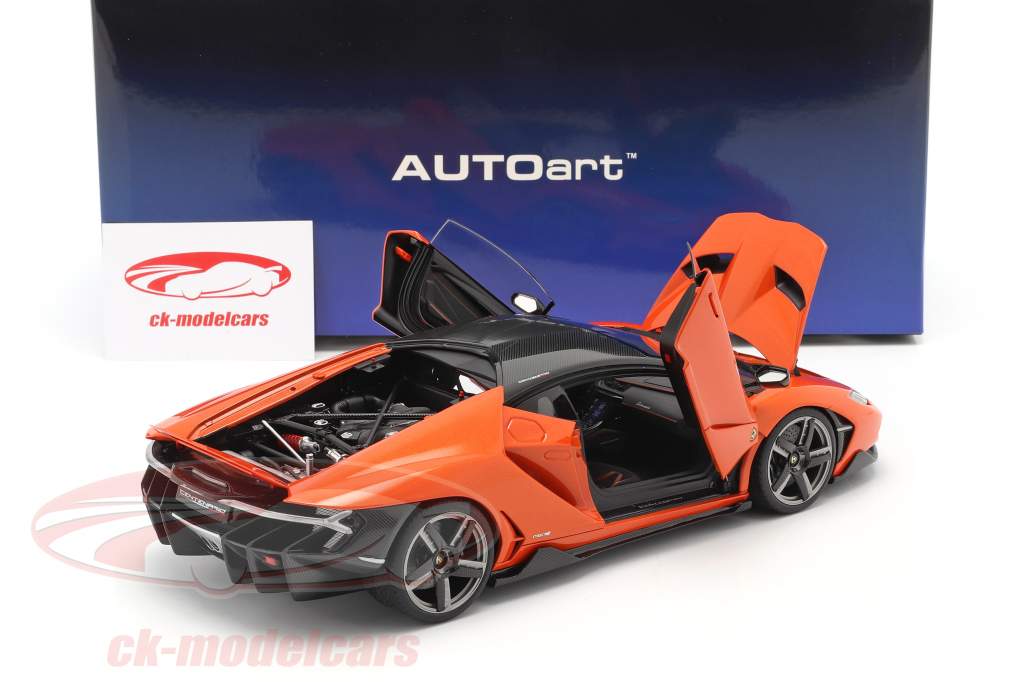 Lamborghini Centenario Byggeår 2016 perle orange 1:18 AUTOart