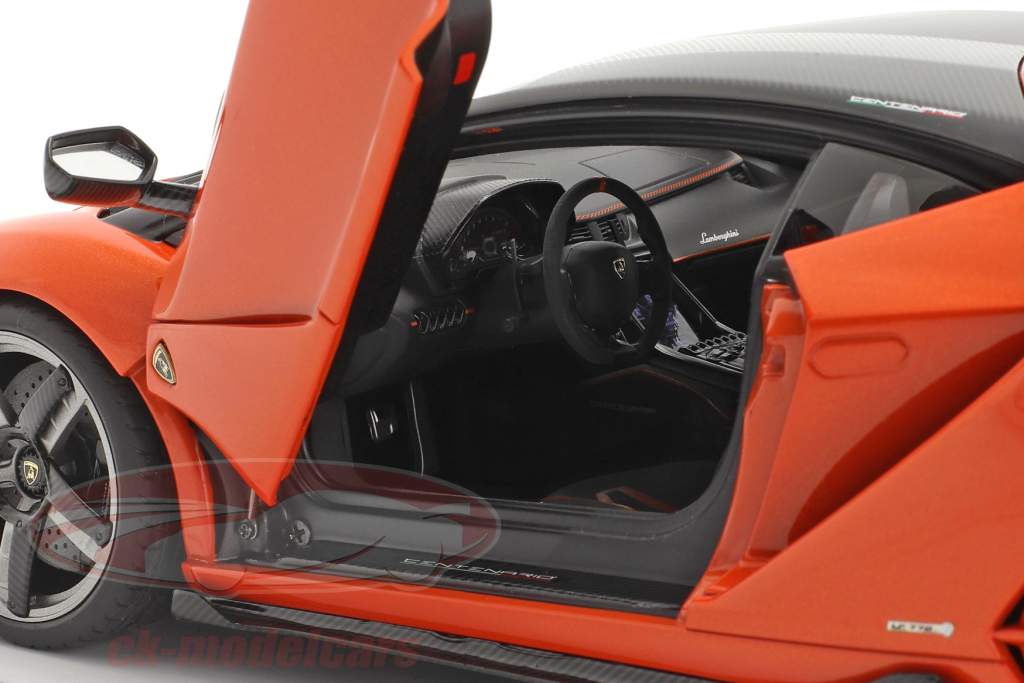 Lamborghini Centenario Anno di costruzione 2016 perla arancia 1:18 AUTOart