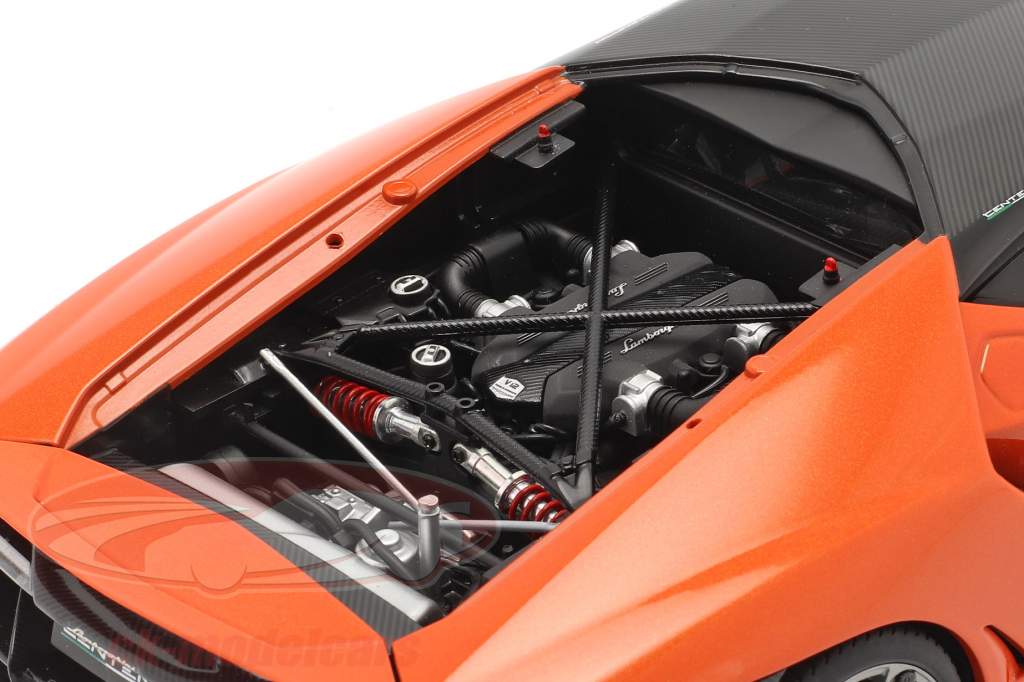 Lamborghini Centenario Année de construction 2016 perle Orange 1:18 AUTOart