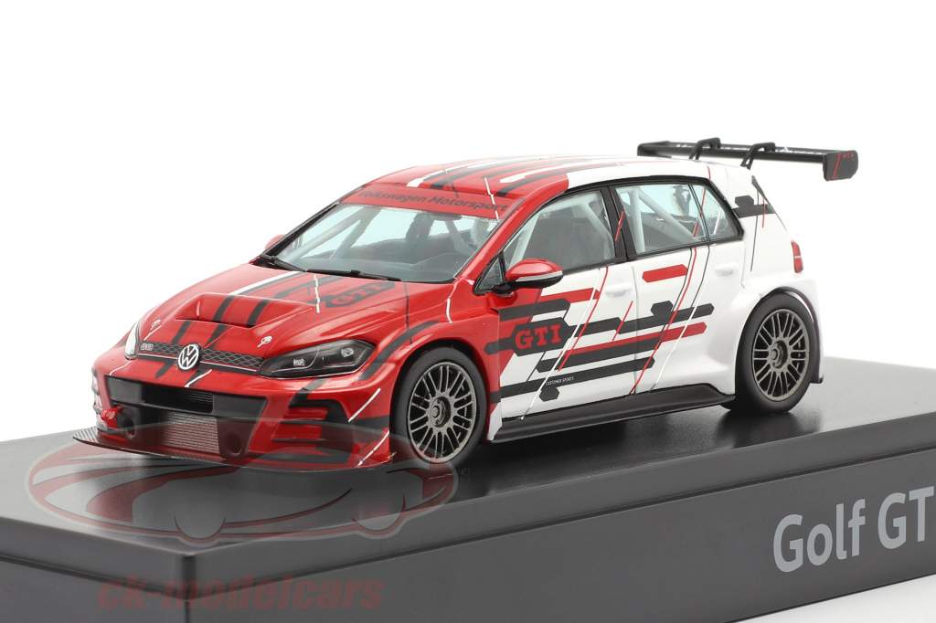 Volkswagen VW Golf VII GTI TCR Ano de construção 2019 vermelho / Branco 1:43 VW Motorsport