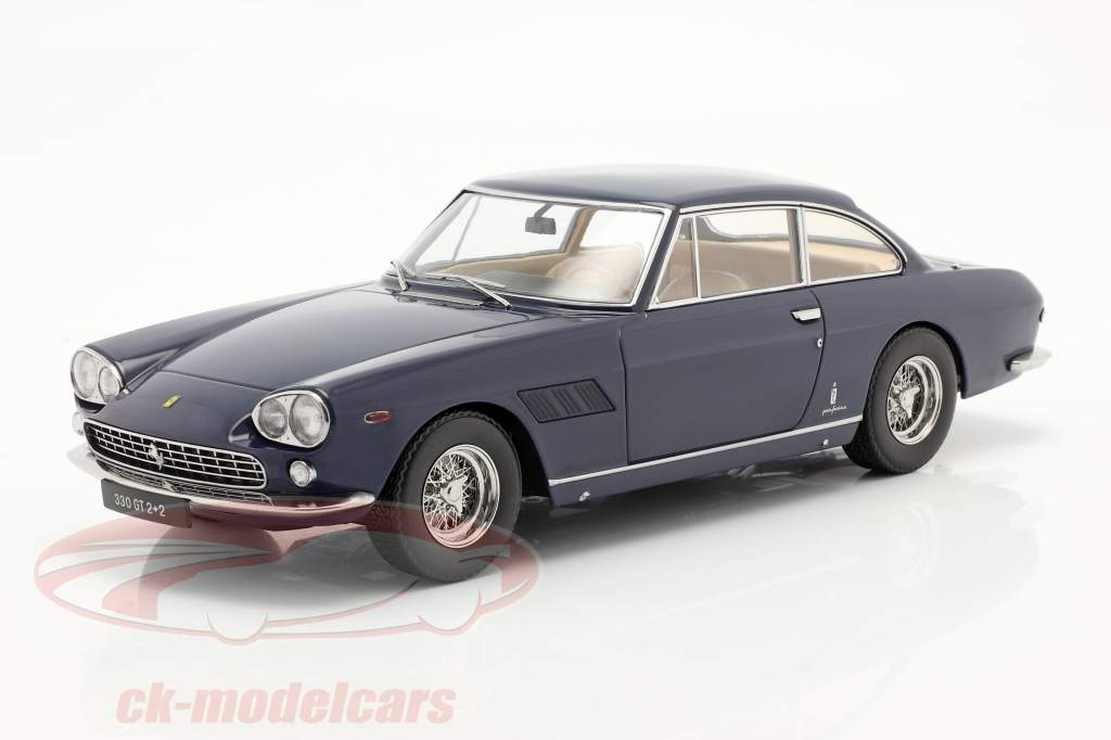 Ferrari 330 GT 2+2 year 1964 dark blue 1:18 KK-Scale