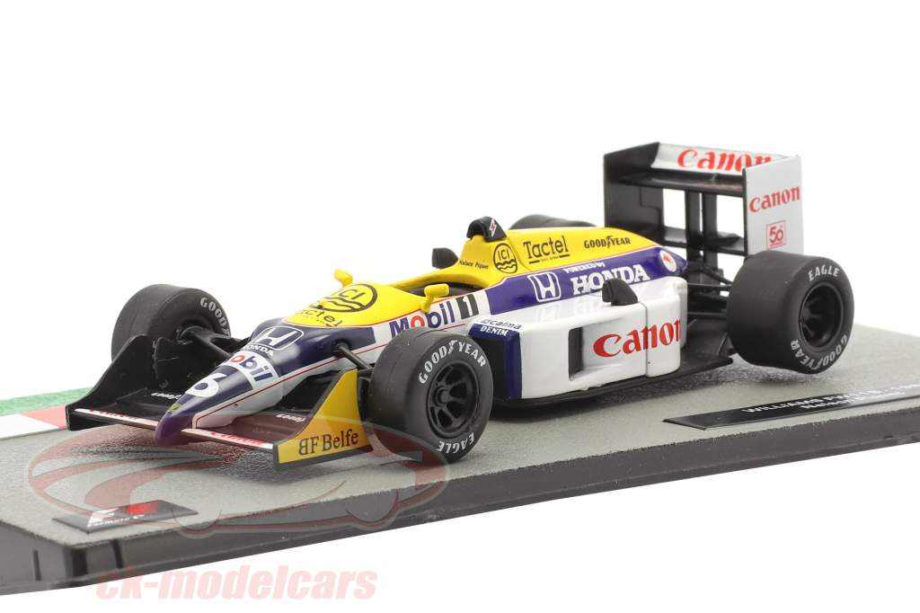 Nelson Piquet Williams FW11B #6 Formel 1 Weltmeister 1987 1:43 Altaya