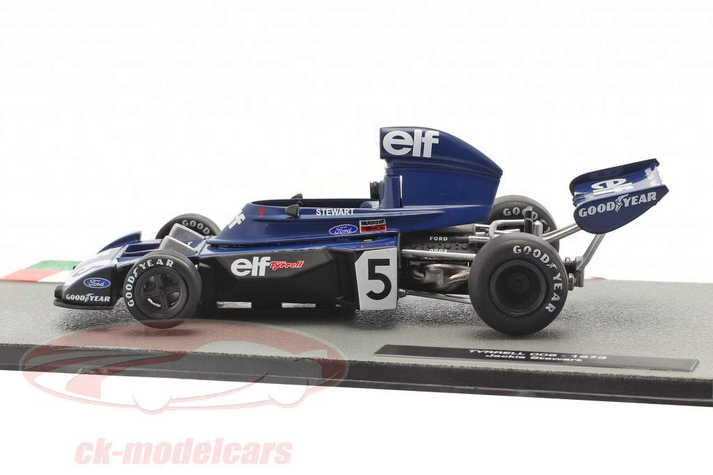 Jackie Stewart Tyrrell 006 #5 公式 1 世界冠军 义大利文 GP 1973 1:43 Altaya