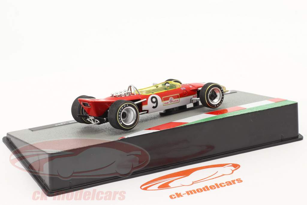 Graham Hill Lotus 49B #9 победитель Monaco GP формула 1 Чемпион мира 1968 1:43 Altaya
