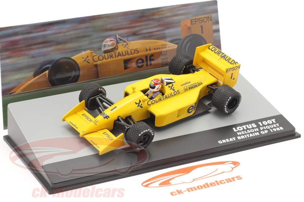 Nelson Piquet Formula 1 Auto Collection 1:43 n° 143 Lotus Honda 100T 1988 