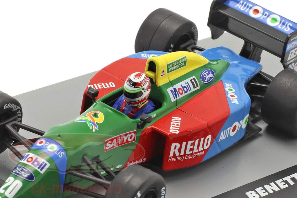 Nelson Piquet Benetton Ford B190 #20 winnaar Japan GP formule 1 1990 1:43 Altaya