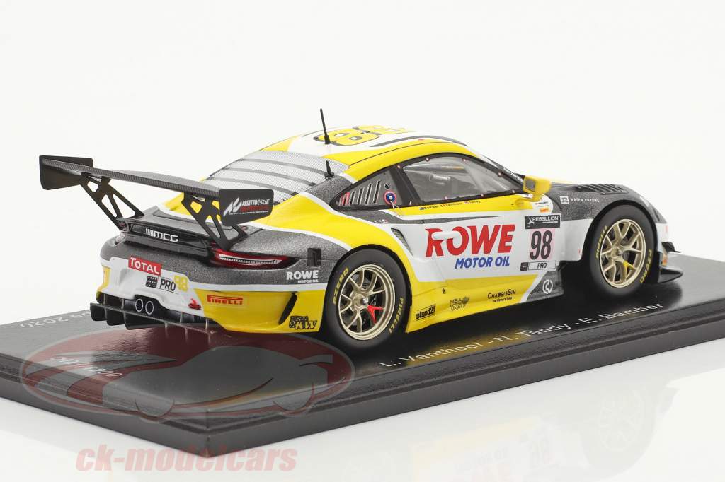 Porsche 911 GT3 R #98 勝者 24h Spa 2020 Rowe Racing 1:43 Spark