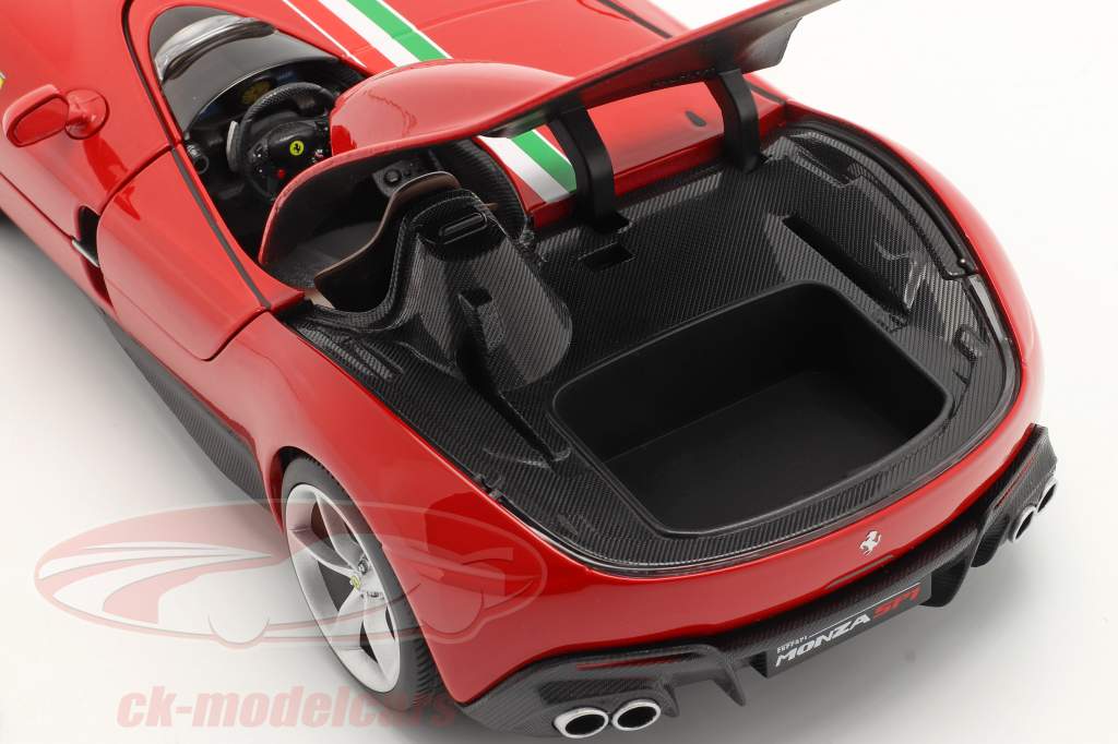 Ferrari Monza SP1 year 2019 red 1:18 Bburago Signature