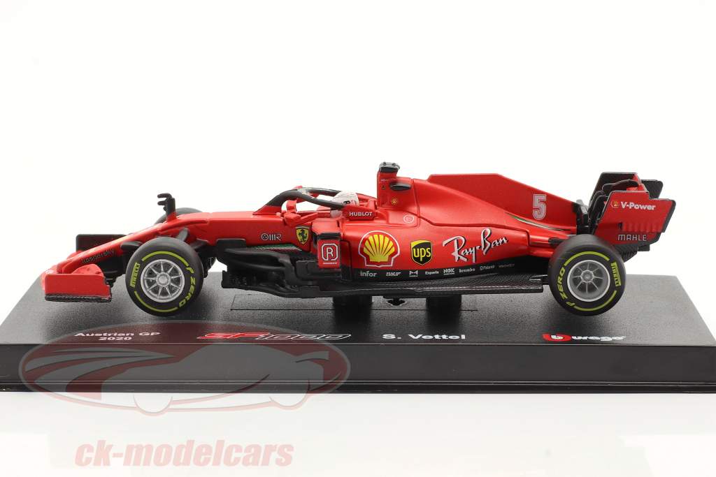 Sebastian Vettel Ferrari SF1000 #5 Австрийский GP формула 1 2020 1:43 Bburago