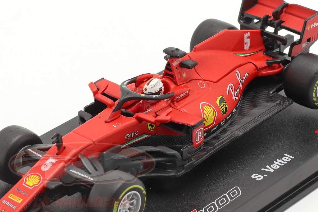 Sebastian Vettel Ferrari SF1000 #5 austríaco GP Fórmula 1 2020 1:43 Bburago