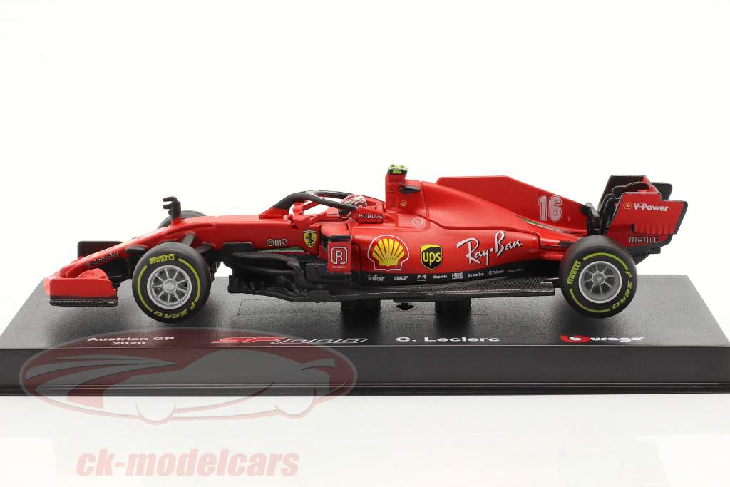 Charles Leclerc Ferrari SF1000 #16 2-й Австрийский GP формула 1 2020 1:43 Bburago