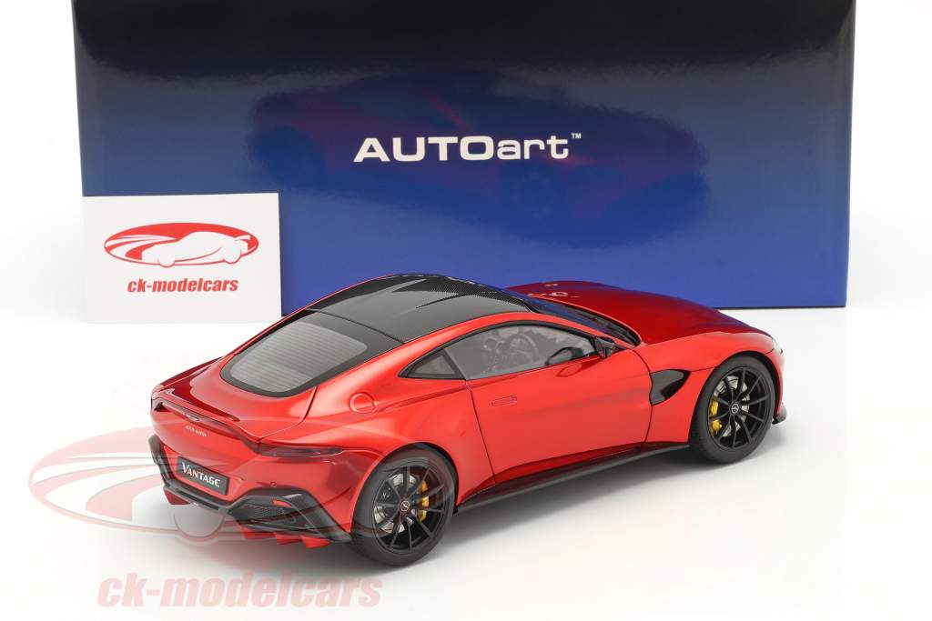 Aston Martin Vantage year 2019 hyper red 1:18 AUTOart