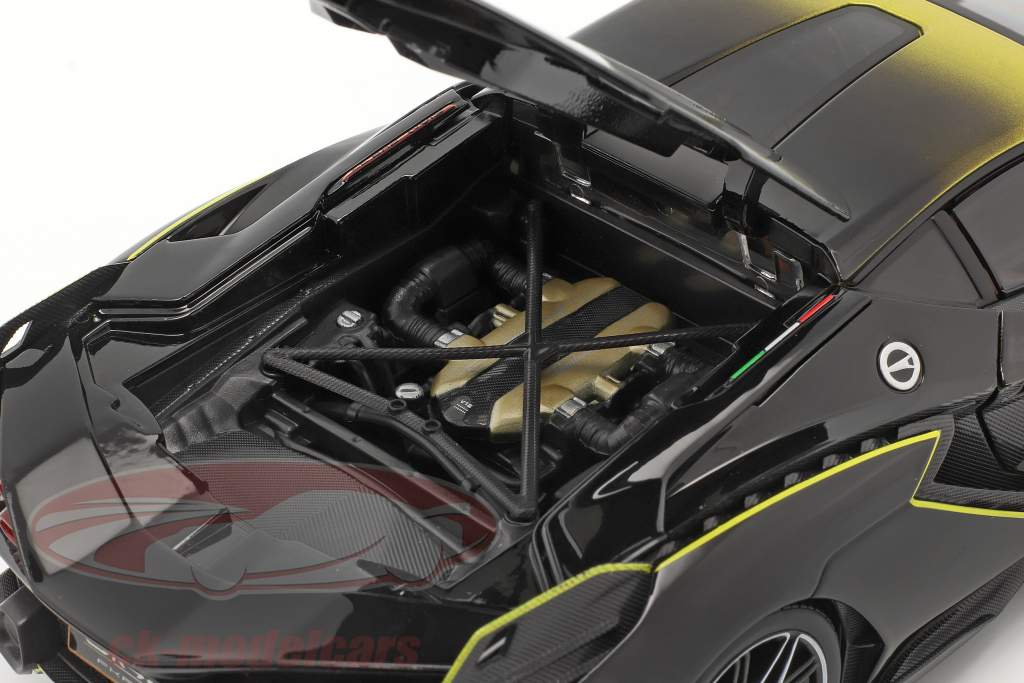 Lamborghini Sian FKP 37 #63 gelb / schwarz 1:18 Bburago