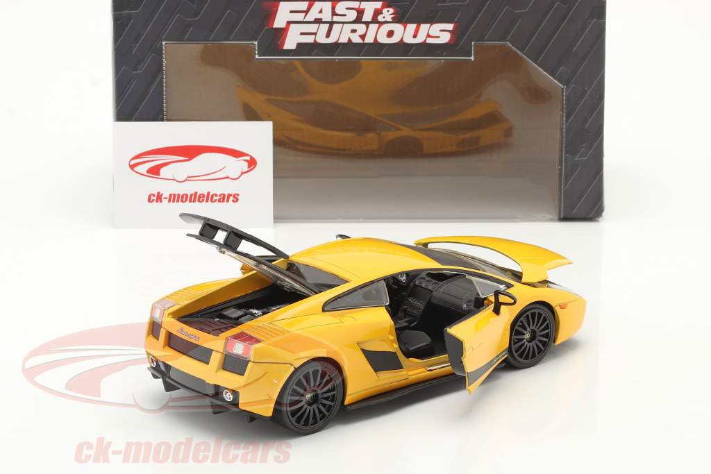 Lamborghini Gallardo Superleggera Fast & Furious 6 (2013) yellow 1:24 Jada Toys