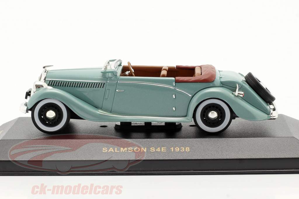 Salmson S4E ano 1938 verde metálico 1:43 Ixo