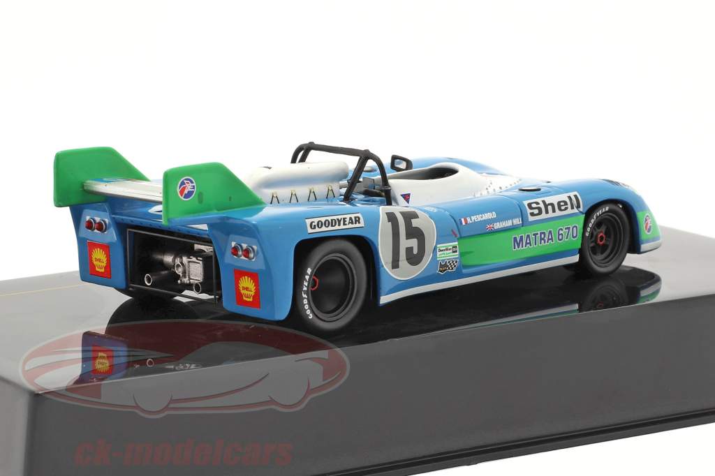 Spark 43LM72 Matra Simca MS 670 #15 Winner Le Mans 1972-escala 1/43 