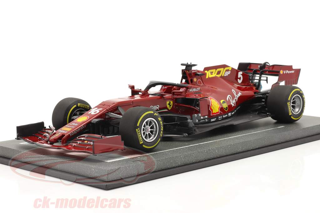 Vettel / Leclerc Ferrari SF1000 #5 #16 1000th GP Ferrari Toskana GP F1 2020 1:18 BBR