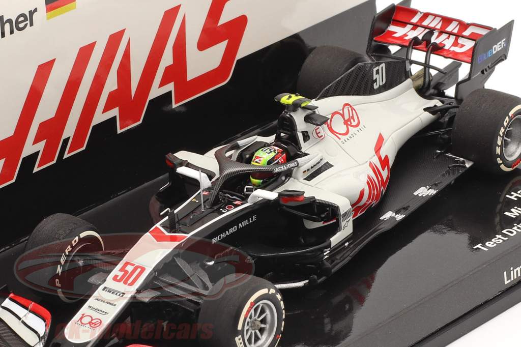 Mick Schumacher Haas VF-20 #50 Abu Dhabi Test formule 1 2020 1:43 Minichamps