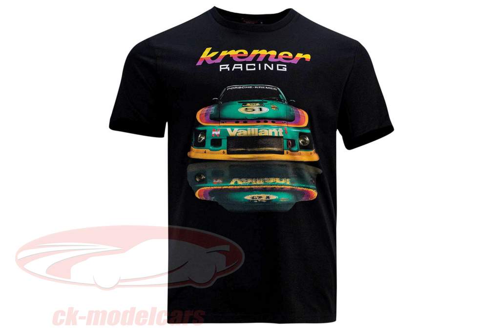 T-shirt Kremer Racing Porsche 935 K2 sort