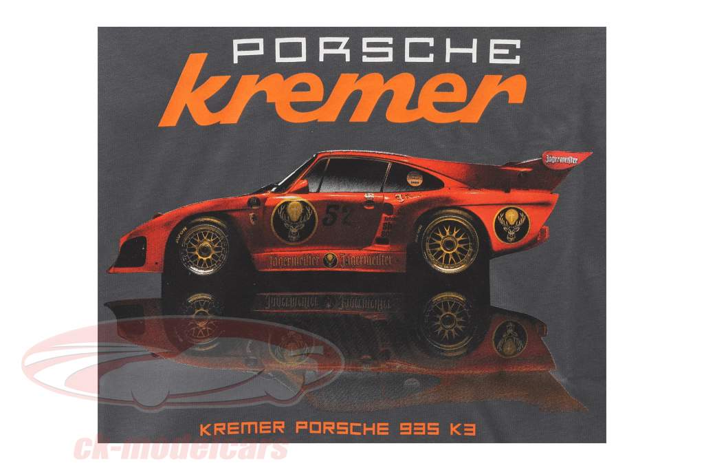 T-Shirt Kremer Racing Jägermeister Porsche 935 K3 Grigio