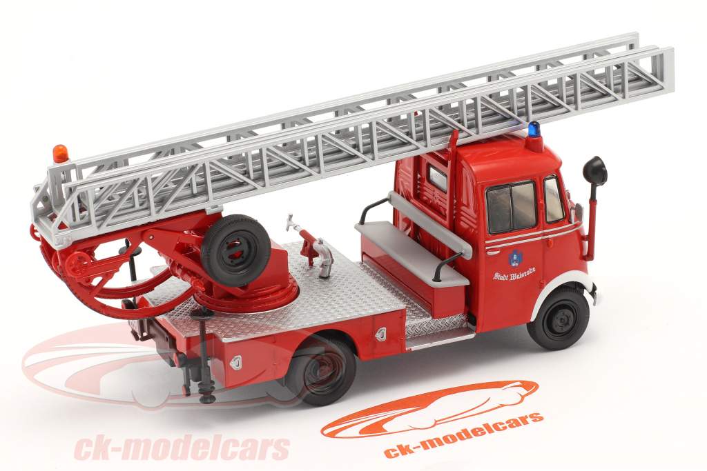 Mercedes-Benz L319 fire Department Walsrode with turntable ladder red 1:43 Altaya