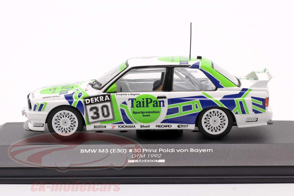 BMW M3 (E30) Sport Evolution #30 DTM 1992 Prinz Poldi von Bayern 1:43 CMR