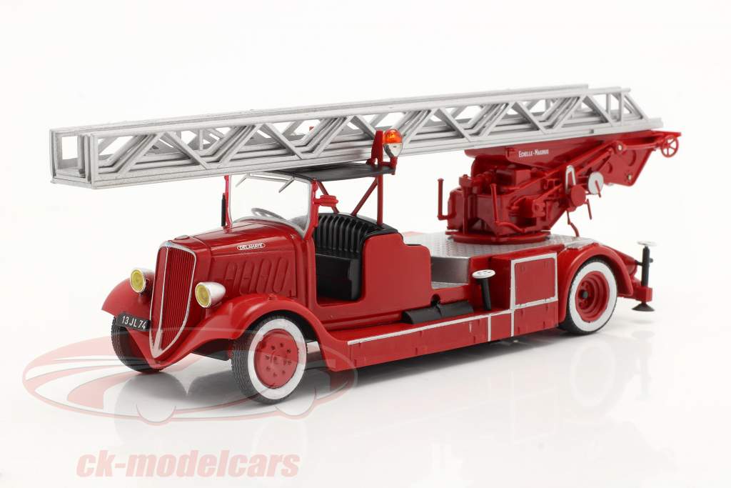Delahaye Type 103 Fire Department with turntable ladder red 1:43 Altaya