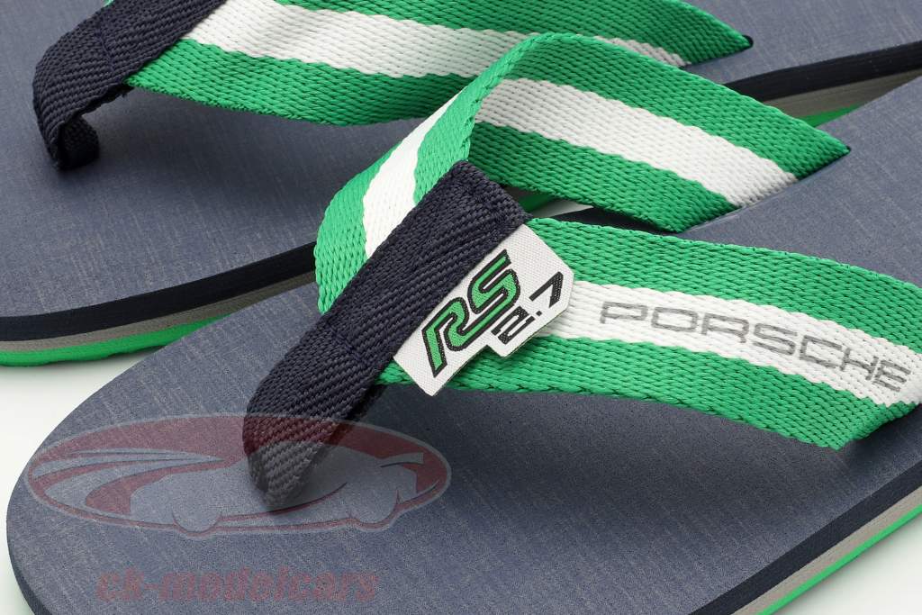 Flip Flops Porsche RS 2.7 Collection grootte 36-38 groen / Wit / donkerblauw