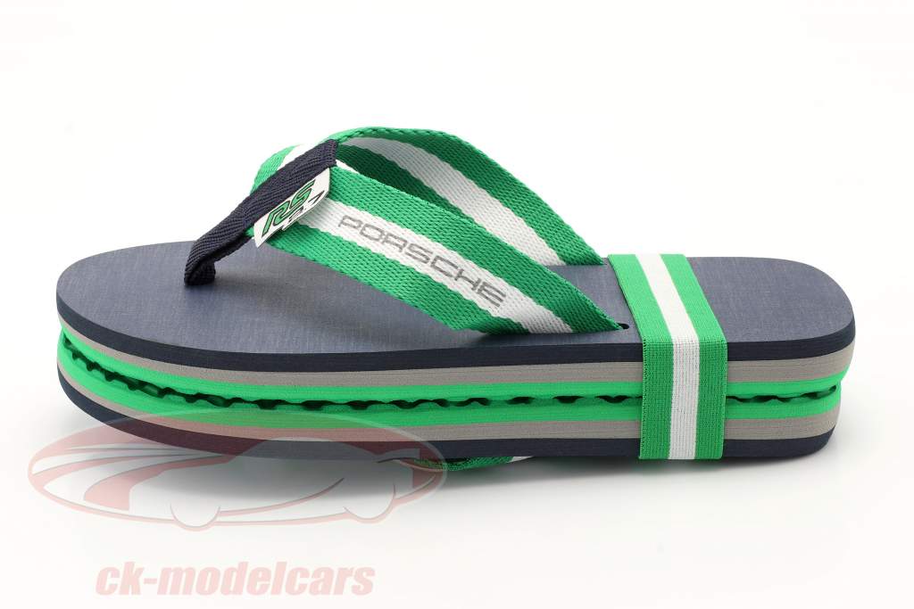 Flip Flops Porsche RS 2.7 Collection Taille 36-38 vert / blanc / bleu foncé